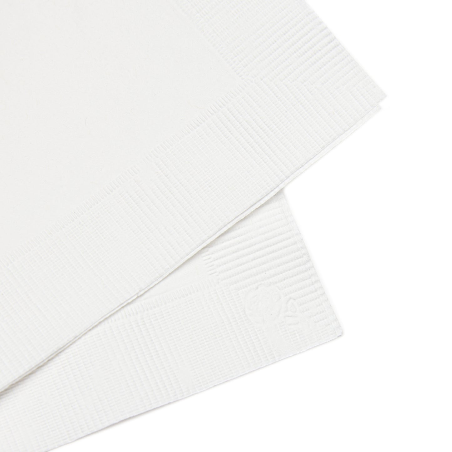 Milagro Quinceañera Napkins | White Coined Paper Napkins