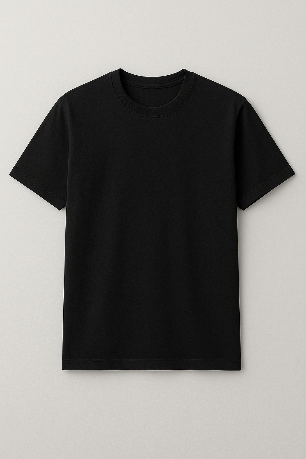 Black T-shirt for Adults – Ideal for Customization and DIY