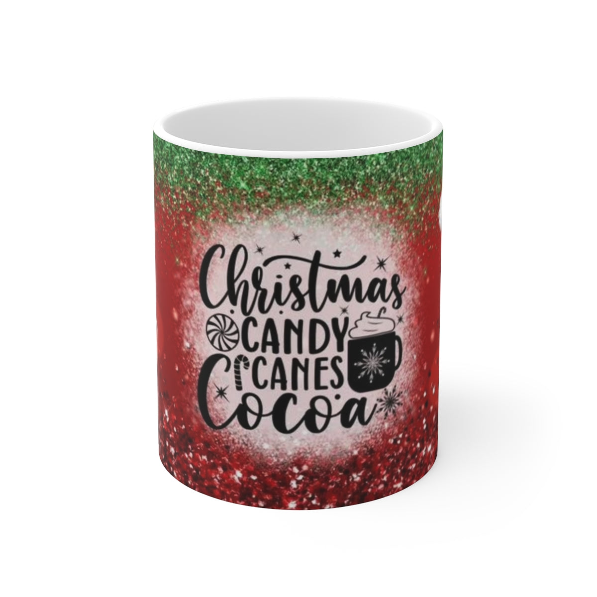Christmas Candy Canes Cocoa Mug | Gnome Hot Cocoa Holiday Cup, Festive Christmas Mug, Holiday Drinkware, Christmas Gift Idea