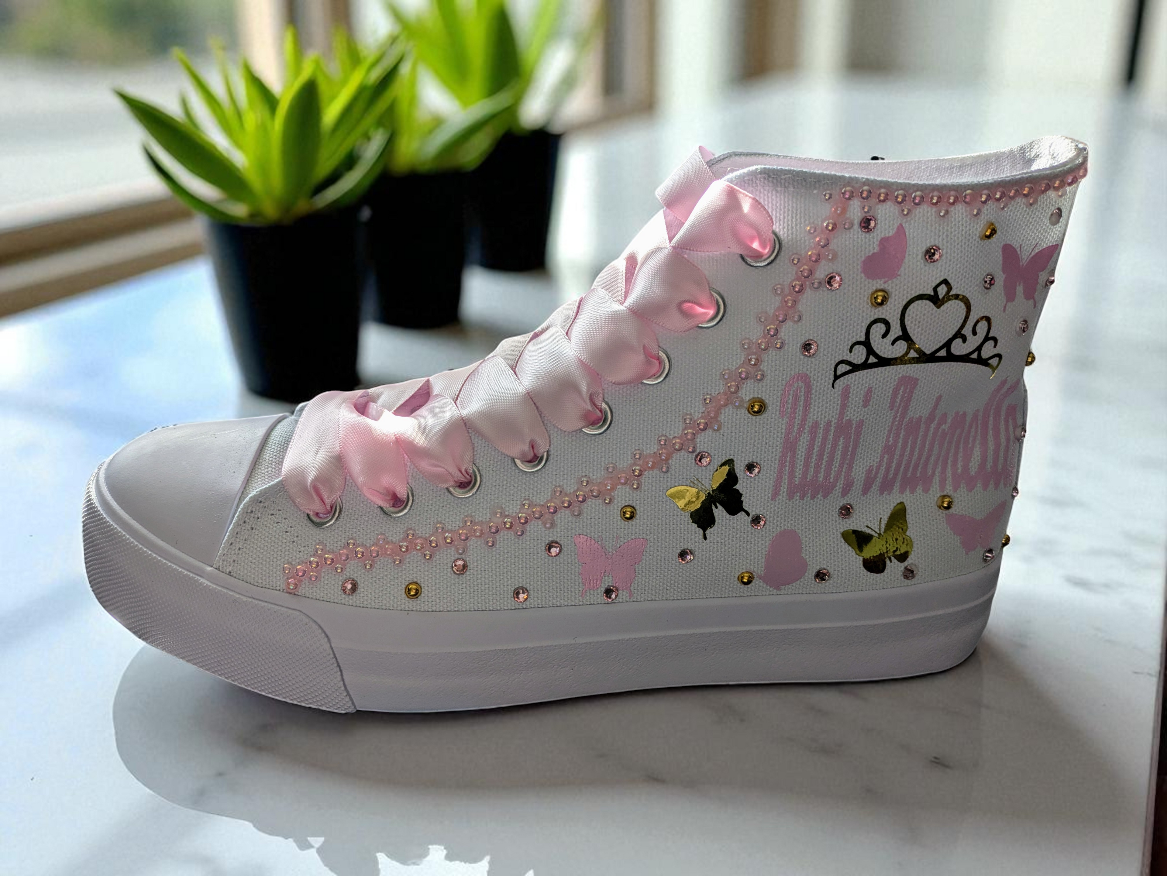 Mis XV Custom Shoes/Shoes for quinceañera/Personalized Sneaker/Fifteen Birthday Custom Shoe