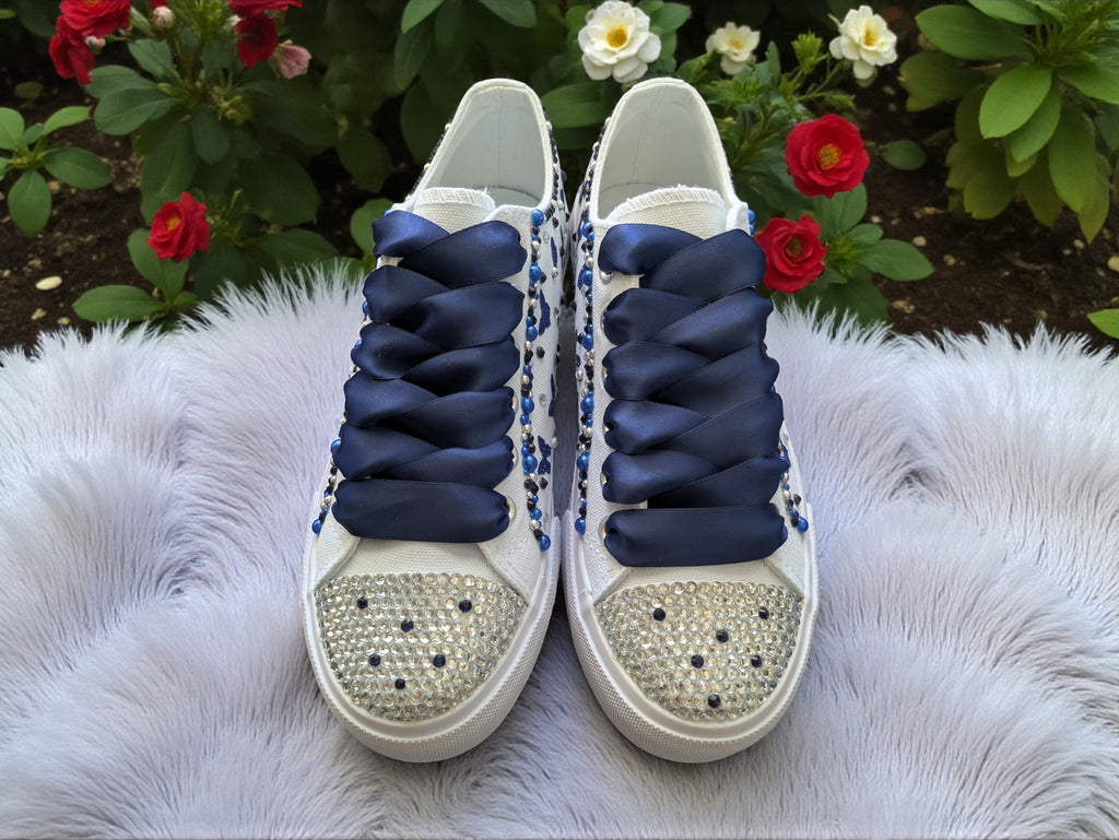 Mis XV Shoes/Shoes for quinceañera/ Sneaker/Fifteen Birthday Custom Shoe White